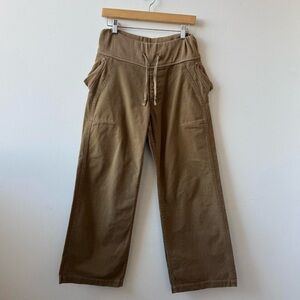Kapital Brown/Tan Cotton Wide Leg Drawstring pants